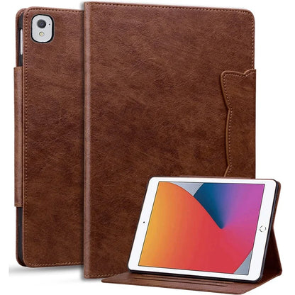 For iPad 9.7-inch (2017) / (2018) Case Magnetic Clasp Protect PU Leather Tablet Cover