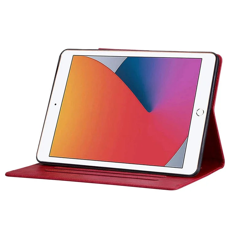For iPad 9.7-inch (2017) / (2018) Case Magnetic Clasp Protect PU Leather Tablet Cover