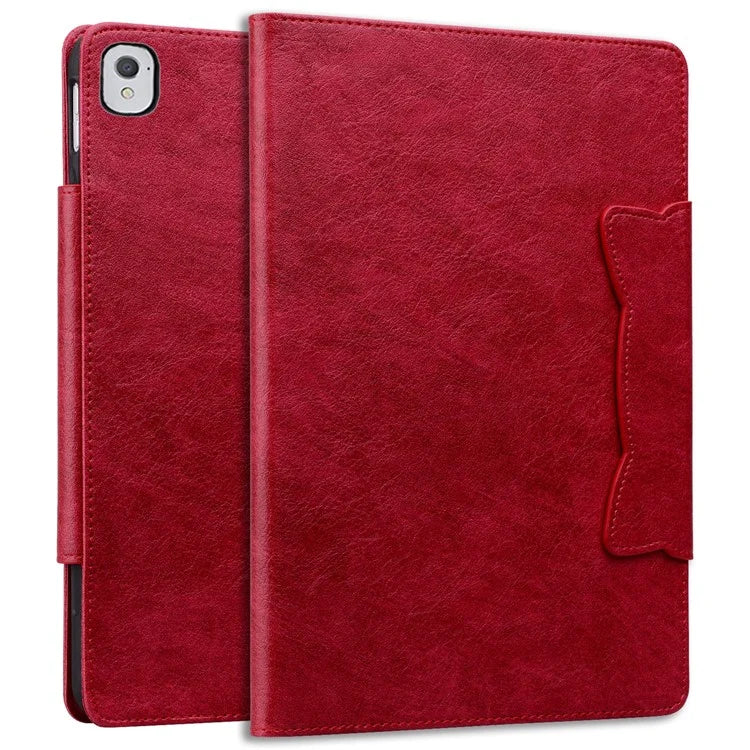 For iPad 9.7-inch (2017) / (2018) Case Magnetic Clasp Protect PU Leather Tablet Cover