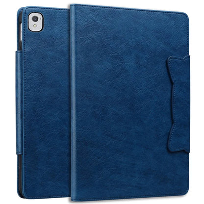 For iPad 9.7-inch (2017) / (2018) Case Magnetic Clasp Protect PU Leather Tablet Cover
