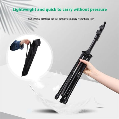 XWJ-310 For iPad Pro 360 Degree Rotating Tripod Adjustable Height Foldable Tablet Floor Stand
