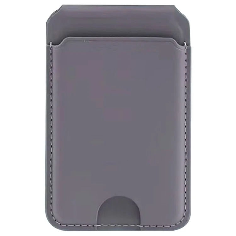 Phone Card Holder for iPhone 12-16 Series PU Leather Folding Kickstand Card Bag