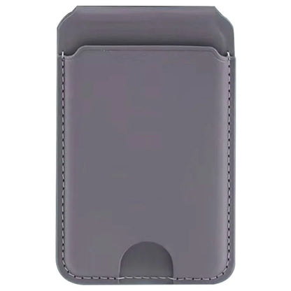 Phone Card Holder for iPhone 12-16 Series PU Leather Folding Kickstand Card Bag