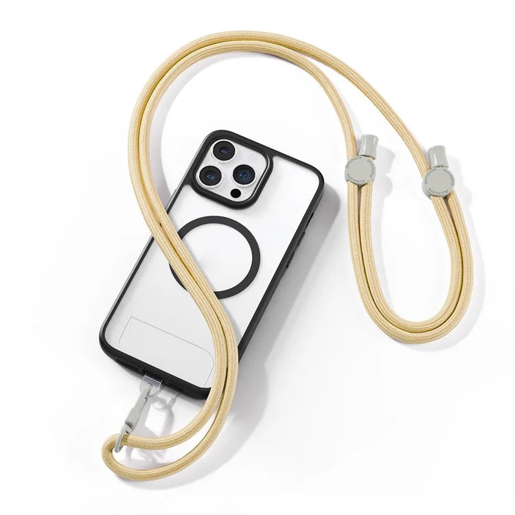 DUX DUCIS PLAZ Series 146cm Phone Lanyard Polyester Crossbody Strap Neck Rope with Tether Tab