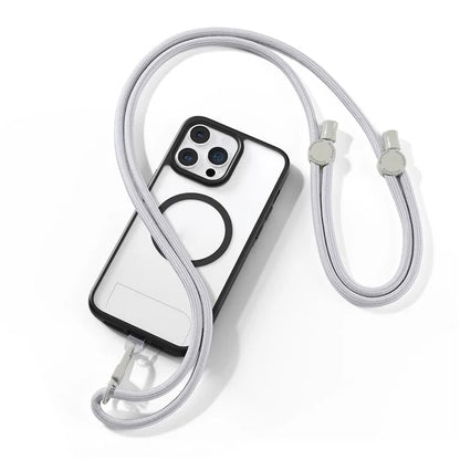DUX DUCIS PLAZ Series 146cm Phone Lanyard Polyester Crossbody Strap Neck Rope with Tether Tab