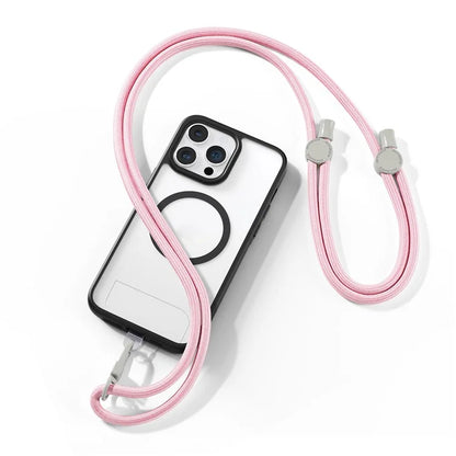 DUX DUCIS PLAZ Series 146cm Phone Lanyard Polyester Crossbody Strap Neck Rope with Tether Tab