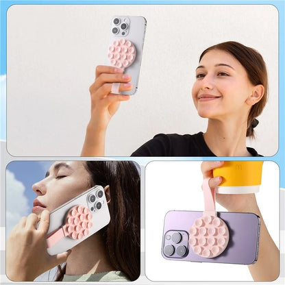 CPS07 Magnetic Suction Phone Holder Silicone Non Slip Suction Cup Phone Mount