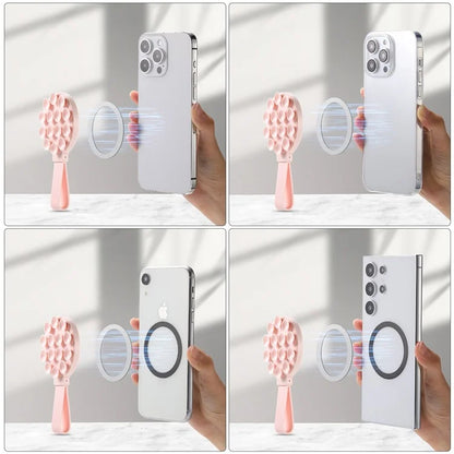 CPS07 Magnetic Suction Phone Holder Silicone Non Slip Suction Cup Phone Mount