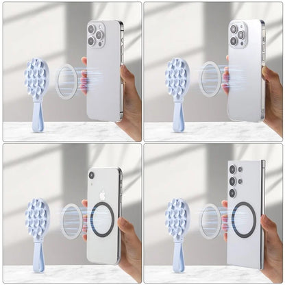 CPS07 Magnetic Suction Phone Holder Silicone Non Slip Suction Cup Phone Mount