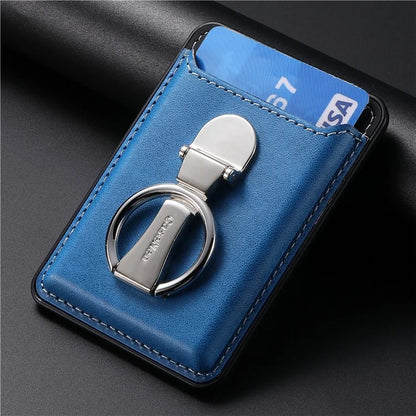 Card Holder Compatible with MagSafe PU Leather Kickstand Card Bag