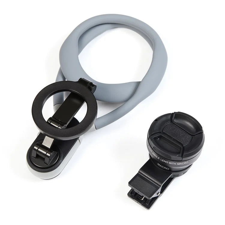 TELESIN Effortless Mobile Vlogging Set Neck Mount + APEXEL Wide Angle Lens