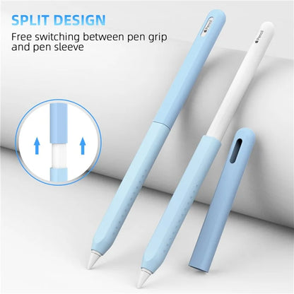 STOYOBE For Apple Pencil (2nd Generation) Silicone Sleeve Anti-Drop 2-Piece Pencil Protective Cover