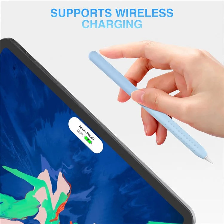 STOYOBE For Apple Pencil (2nd Generation) Silicone Sleeve Anti-Drop 2-Piece Pencil Protective Cover