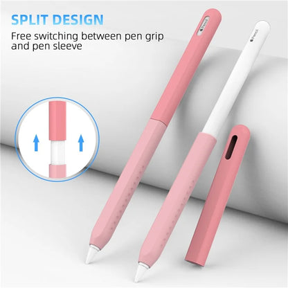 STOYOBE For Apple Pencil (2nd Generation) Silicone Sleeve Anti-Drop 2-Piece Pencil Protective Cover