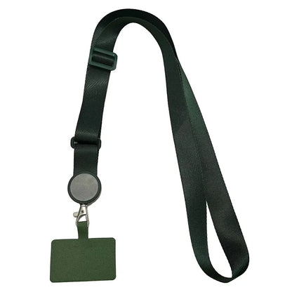 Crossbody Phone Lanyard Universal Adjustable Neck Straps with Phone Pads for Phone Case Keys IDish Green
