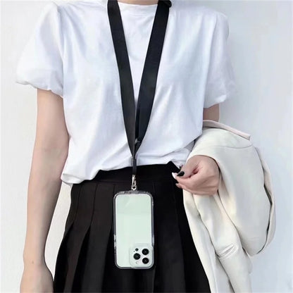 Crossbody Phone Lanyard Universal Adjustable Neck Straps with Phone Pads for Phone Case Keys ID