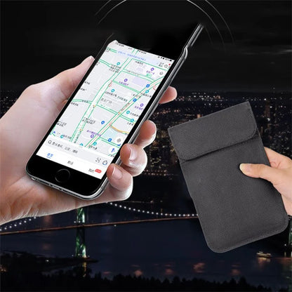 CTNJ-02 Cell Phone RFID Signal Blocking Dual Layer Anti-Radiation Shielding Pouch Case Anti-Track Mobile Phone Bag