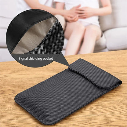 CTNJ-02 Cell Phone RFID Signal Blocking Dual Layer Anti-Radiation Shielding Pouch Case Anti-Track Mobile Phone Bag