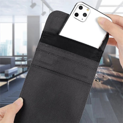 CTNJ-02 Cell Phone RFID Signal Blocking Dual Layer Anti-Radiation Shielding Pouch Case Anti-Track Mobile Phone Bag