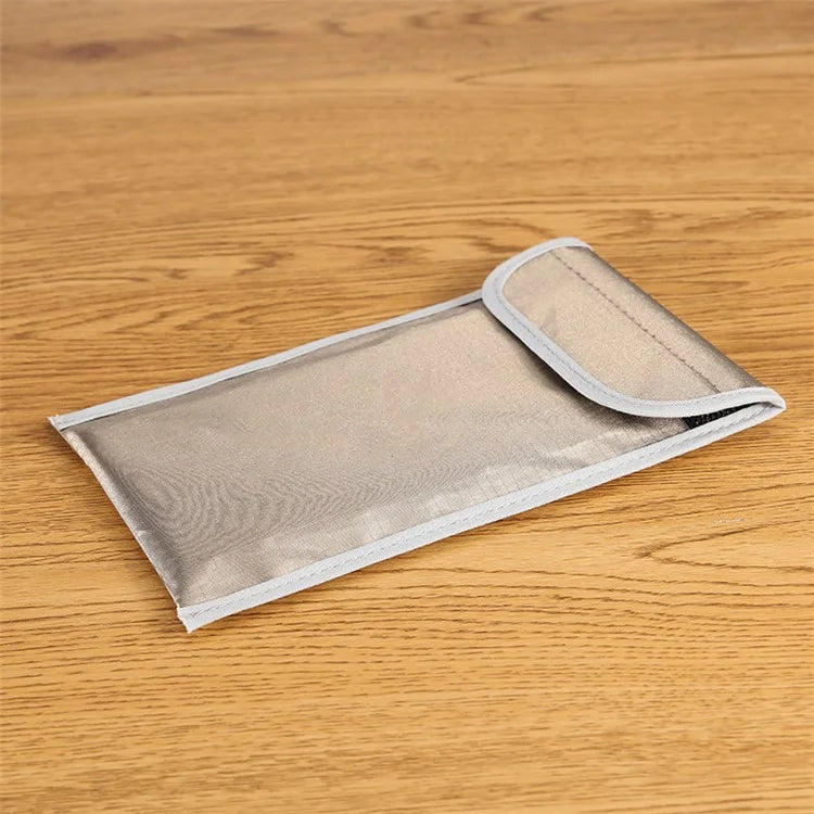 NDB-01 RFID Signal Blocking Bag for Mobile Phone Dual Layer Anti-Radiation Shielding Security Pouch Anti-Track Phone Bag