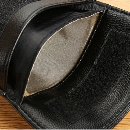 DSK-07 PU RFID Signal Blocking Bag with Hook for Smartphone Radiation Protection Mobile Phone Pouch Case