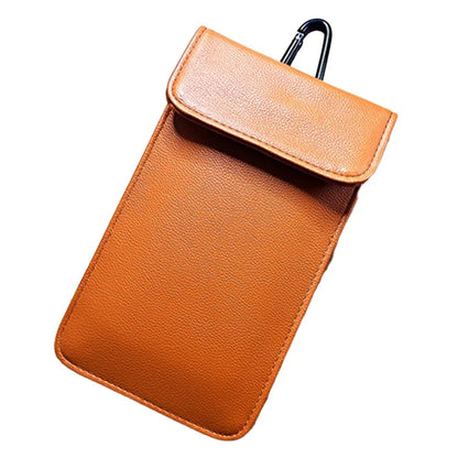 DSK-07 PU RFID Signal Blocking Bag with Hook for Smartphone Radiation Protection Mobile Phone Pouch Case