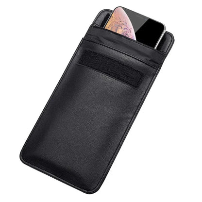 BJK-01 Size S Microfiber Signal Shielding Mobile Phone Pouch Radiation Protection Bag