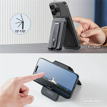 ESR 2K609 Magnetic Card Holder Wallet Stand Grip Finger Loop Compatible with Apple Find My