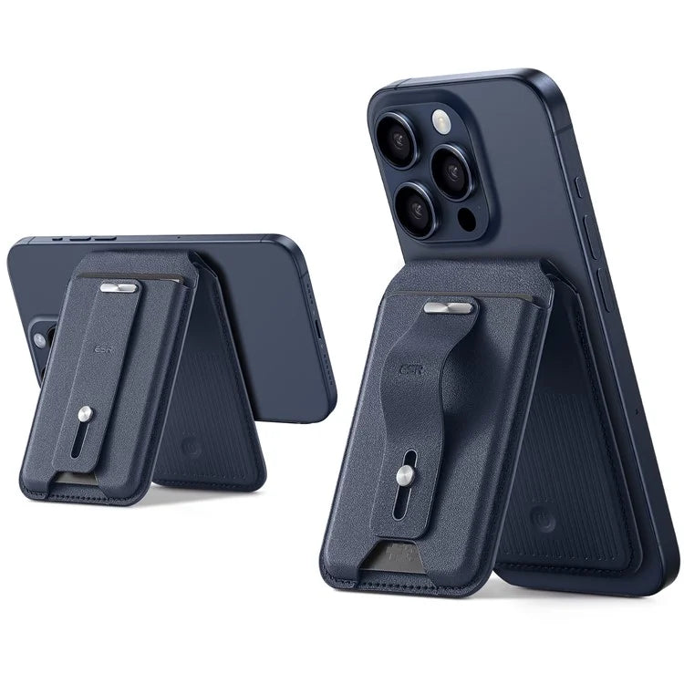 ESR 2K609 Magnetic Card Holder Wallet Stand Grip Finger Loop Compatible with Apple Find My