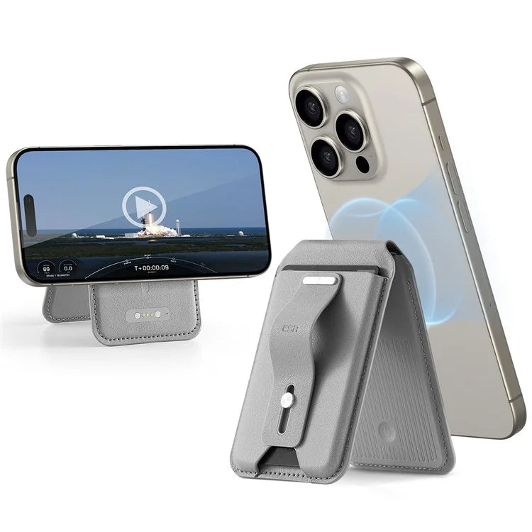 ESR 2K609 Magnetic Card Holder Wallet Stand Grip Finger Loop Compatible with Apple Find My