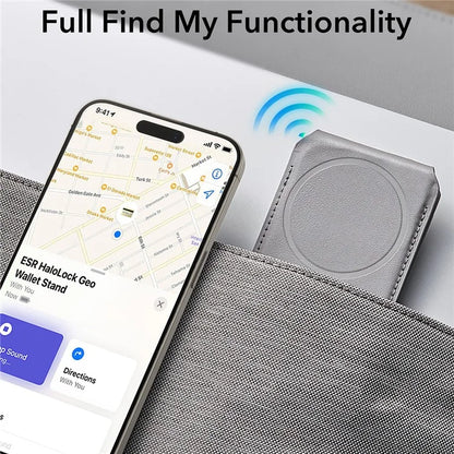 ESR 2K609 Magnetic Card Holder Wallet Stand Grip Finger Loop Compatible with Apple Find My
