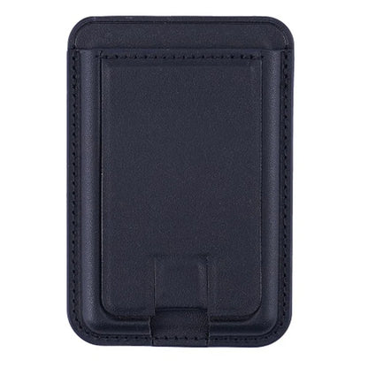 MRC048 Card Holder for Back of Phone Stick-on ID Credit Adhesive Leather Pouch Kickstand Card Sleeve Pocket