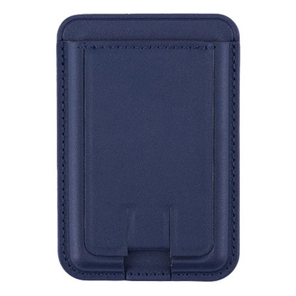 MRC048 Card Holder for Back of Phone Stick-on ID Credit Adhesive Leather Pouch Kickstand Card Sleeve Pocket