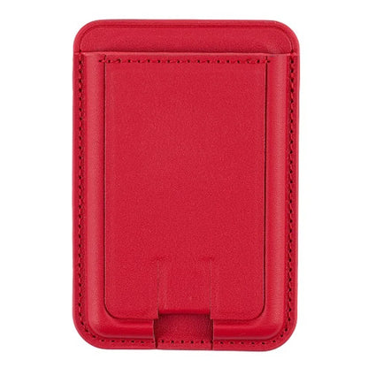 MRC048 Card Holder for Back of Phone Stick-on ID Credit Adhesive Leather Pouch Kickstand Card Sleeve Pocket