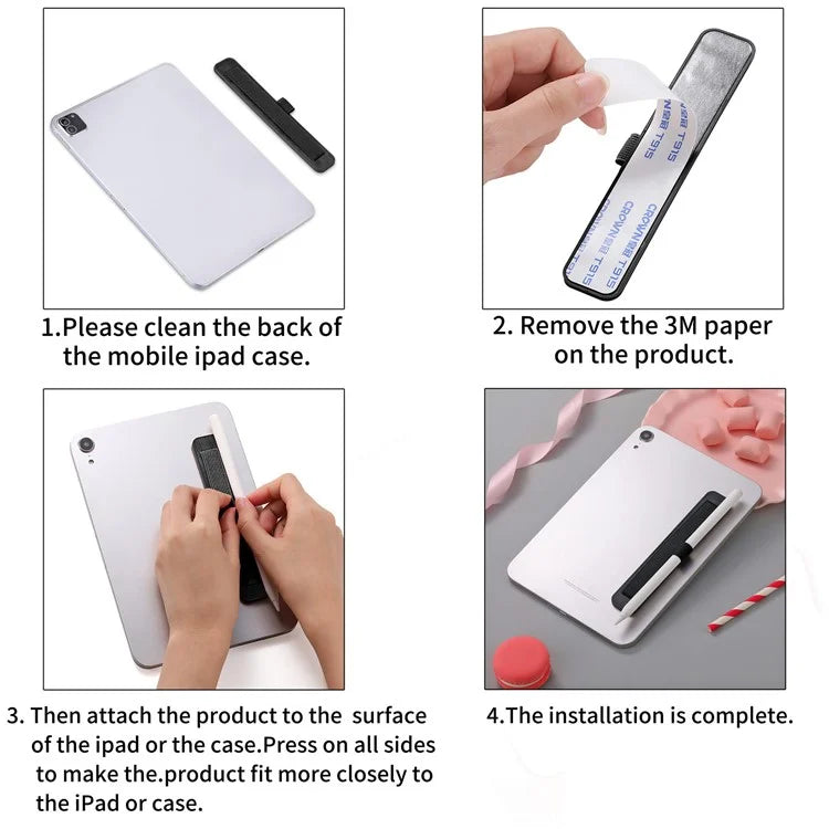 SP-02 Stylus Holder Pen Loop Self Adhesive Elastic Pen Holder Wrsit Strap for Tablets / Phones