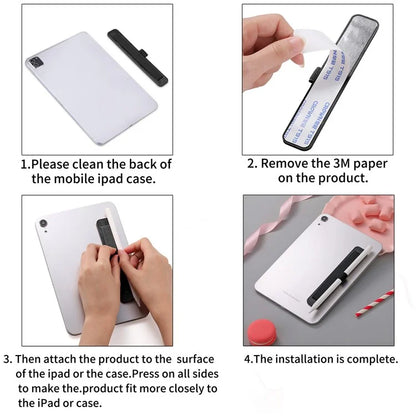 SP-02 Stylus Holder Pen Loop Self Adhesive Elastic Pen Holder Wrsit Strap for Tablets / Phones