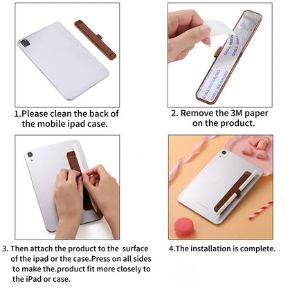 SP-02 Stylus Holder Pen Loop Self Adhesive Elastic Pen Holder Wrsit Strap for Tablets / Phones