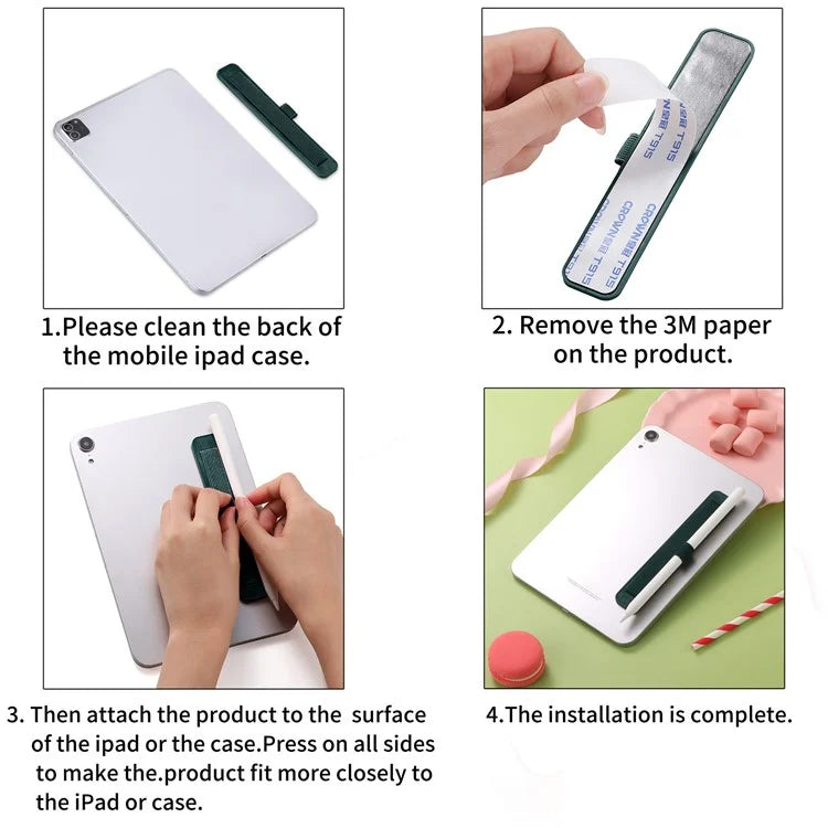 SP-02 Stylus Holder Pen Loop Self Adhesive Elastic Pen Holder Wrsit Strap for Tablets / Phones