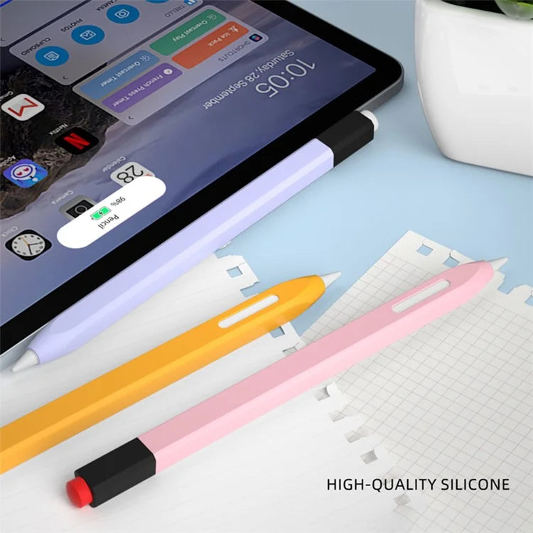 For Apple Pencil (2nd Generation) Stylus Pen Cover Anti-dust Silicone Sleeve
