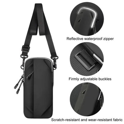 Outdoor Sports Fitness Armband Pouch Men Women Mobile Phone Arm Bag with Shoulder Strap