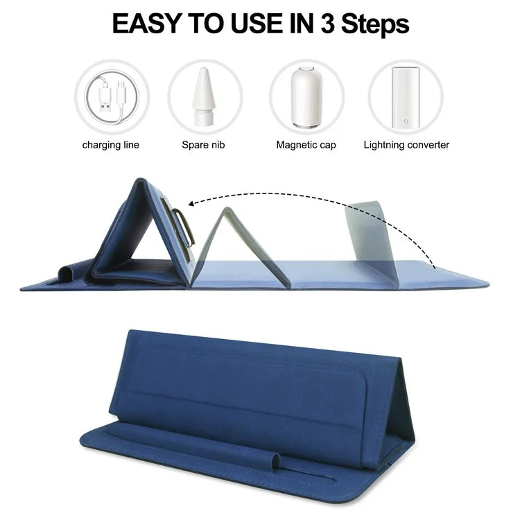 Sleeve for 8"-11" Tablets PU Leather Stand Carry Case with Pencil Holder