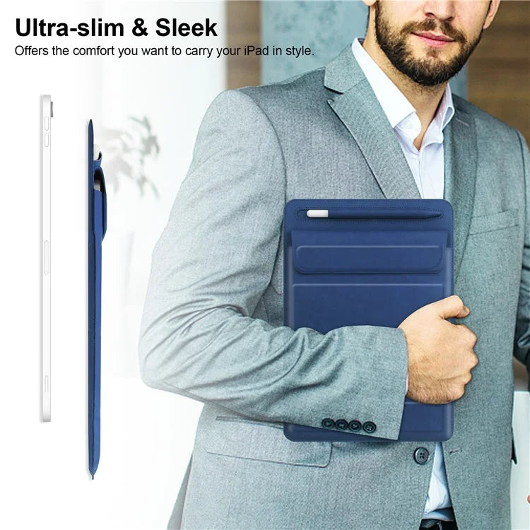 Sleeve for 8"-11" Tablets PU Leather Stand Carry Case with Pencil Holder