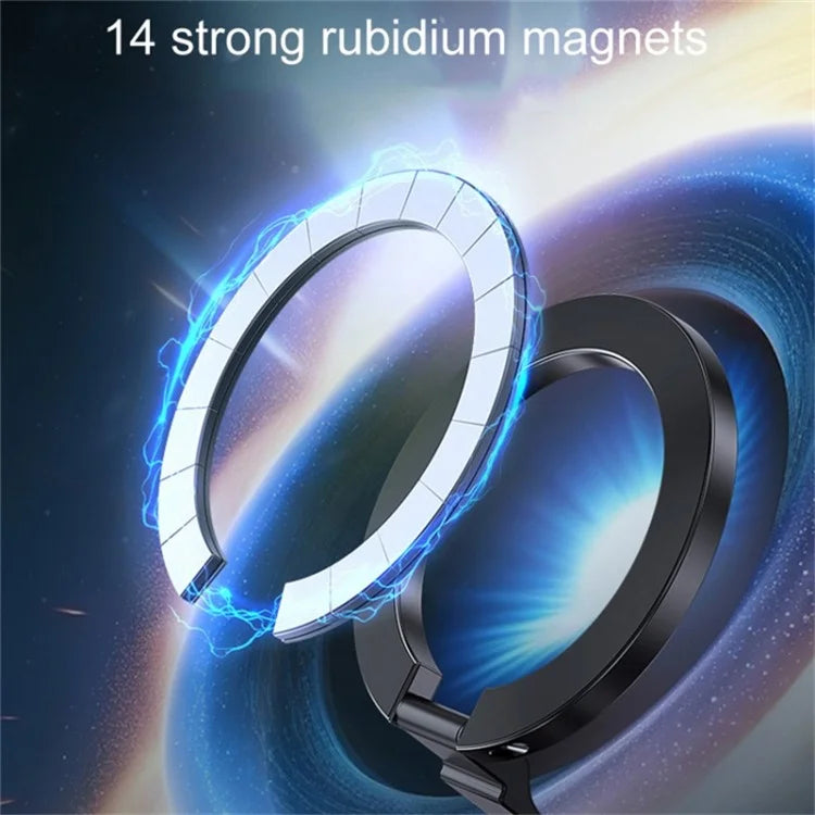 Compatible with MagSafe Car Mount Stable Clip-On Bottom Magnetic Phone Holder for Desk