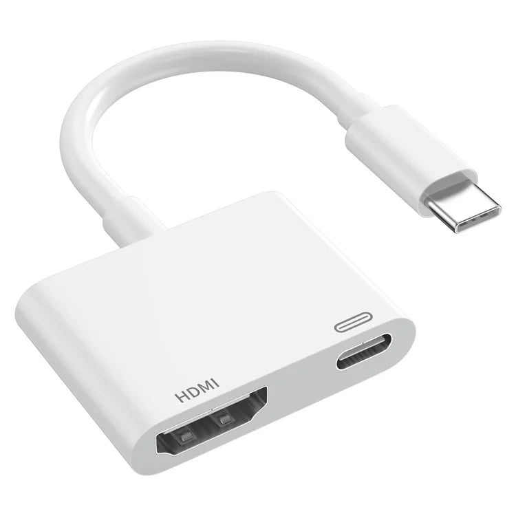 USB-C 4K PD 60W Adapter Type-C Male to HD Output+For iPhone Female Converter for iPhone 15 MacBook Samsung