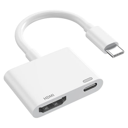 USB-C 4K PD 60W Adapter Type-C Male to HD Output+For iPhone Female Converter for iPhone 15 MacBook Samsung