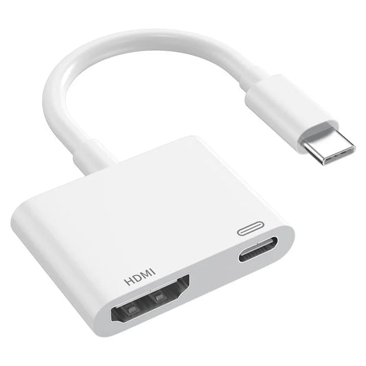 USB-C 4K PD 60W Adapter Type-C Male to HD Output+For iPhone Female Converter for iPhone 15 MacBook Samsung