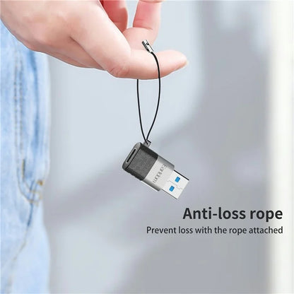 EARLDOM OT75 Type-C Female to USB Male Adapter Data Transfer Aluminum Alloy Converter
