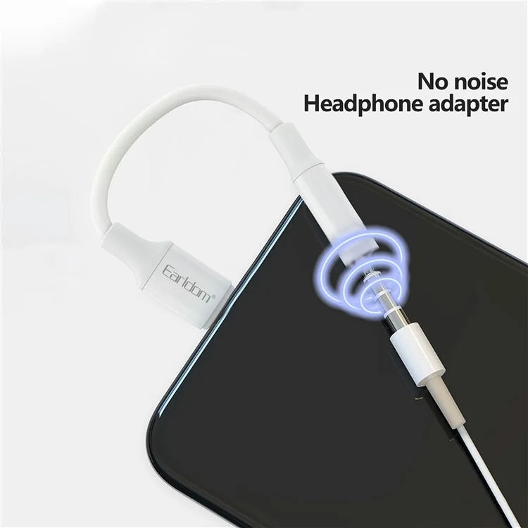 EARLDOM OT79 Type-C Male to 3.5mm Female Headphone Connection Adapter