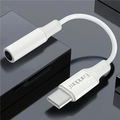 EARLDOM OT79 Type-C Male to 3.5mm Female Headphone Connection Adapter