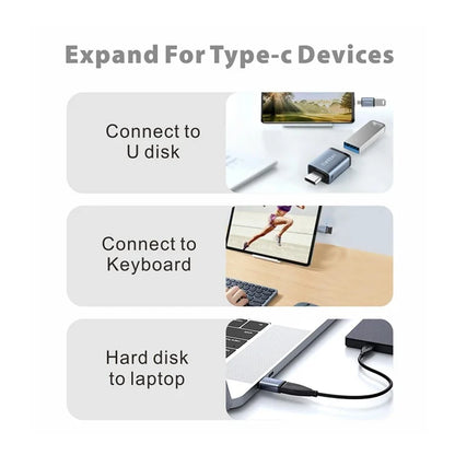 EARLDOM OT60 Type-C to USB 3.0 Adapter OTG Converter for Phone, USB Flash Drive